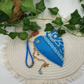 Charm Mela Po’o – Cuore in Bandana Azzurro
