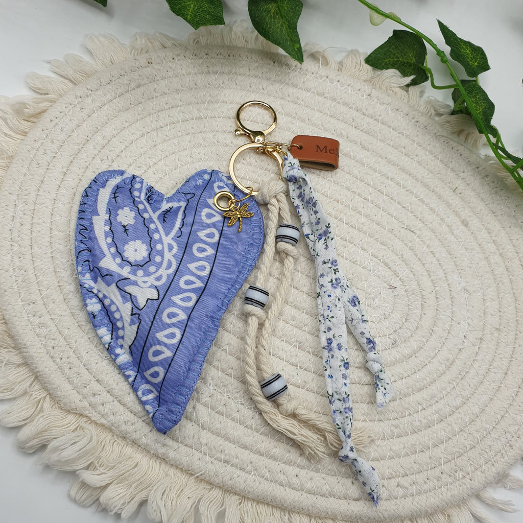 Charm Mela Po’o – Cuore in Bandana lilla