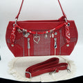 Borsa in similpelle con bandana charms