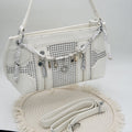 Borsa in similpelle con bandana charms