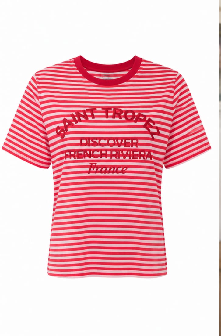 T-shirt in leggero piquet a maniche corte