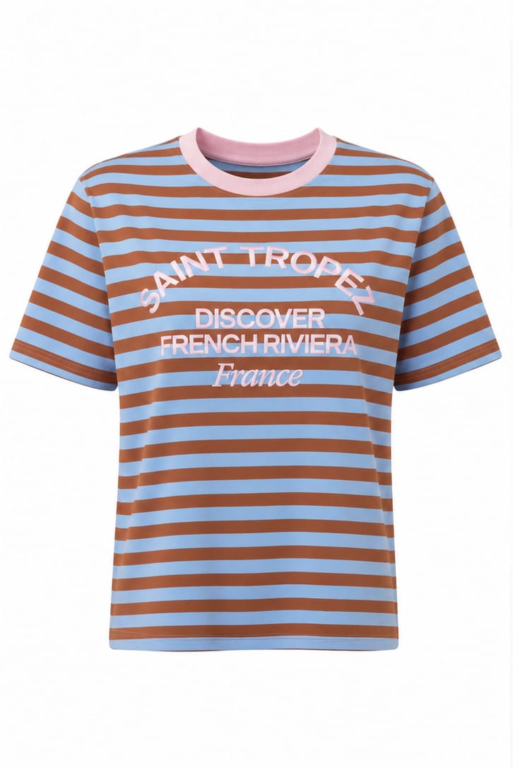 T-shirt in leggero piquet a maniche corte