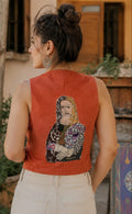 Gilet Camoscio Sintetico – Gioconda Patchwork
