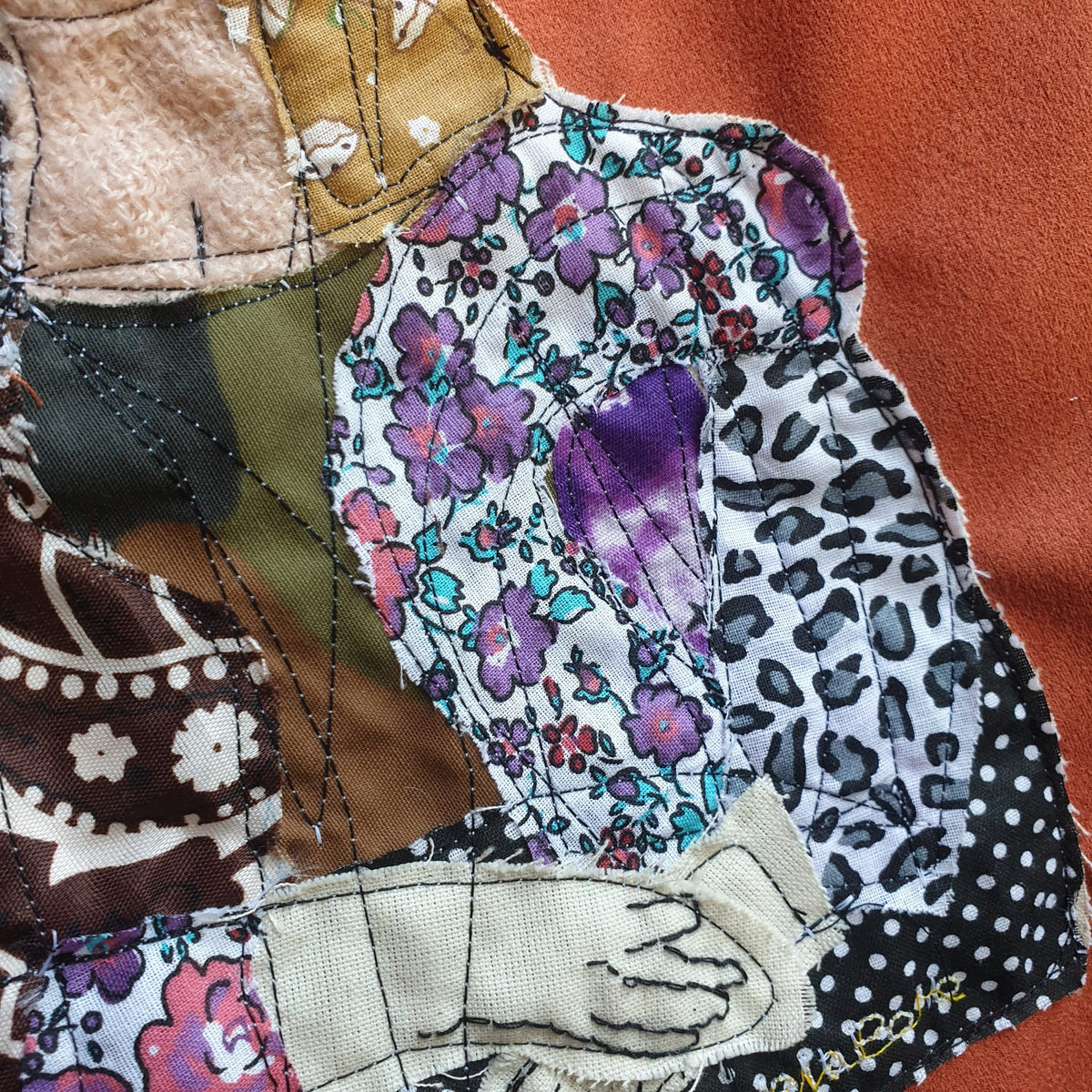 Gilet Camoscio Sintetico – Gioconda Patchwork