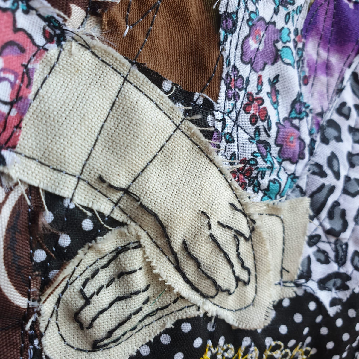 Gilet Camoscio Sintetico – Gioconda Patchwork