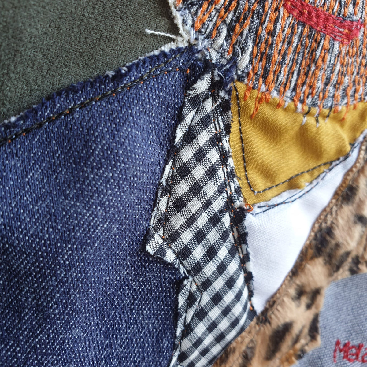 Gilet Camoscio Sintetico – Van Gogh Patchwork