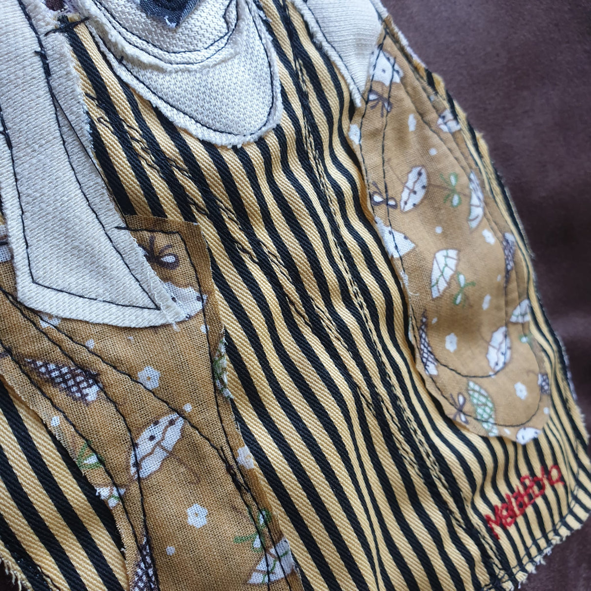 Gilet Camoscio Sintetico  -  L'urlo di Munch