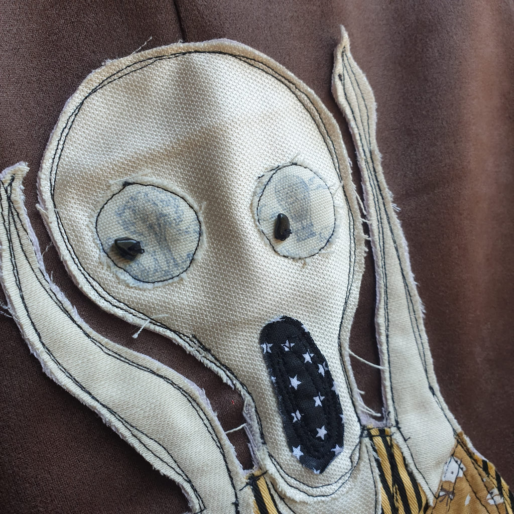 Gilet Camoscio Sintetico  -  L'urlo di Munch