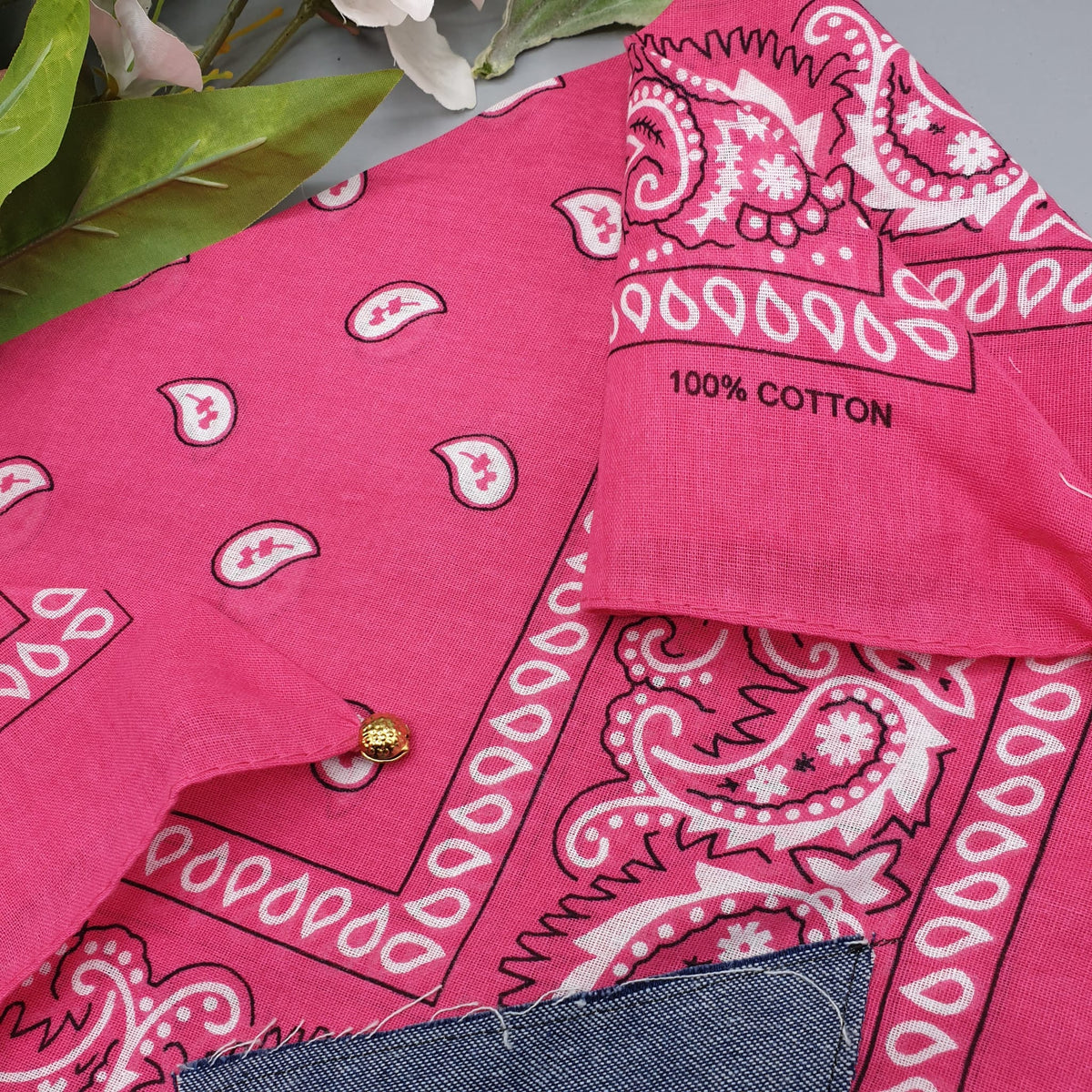 Bandana gioiello magenta 5 charms- Pezzo unico