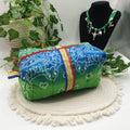 Pochette Bandana trapuntata bicolore Fantasy - Pezzo unico