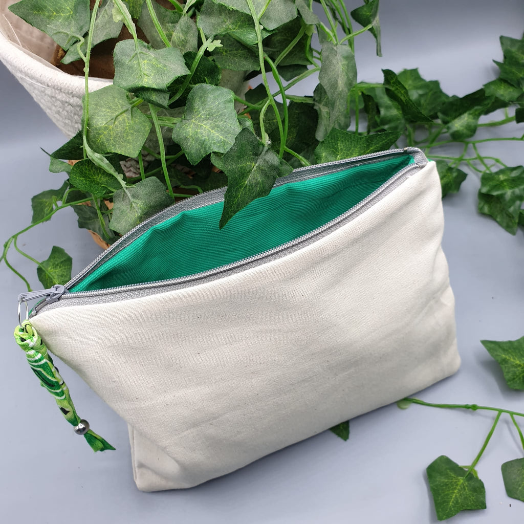 Pochette Canvas e Bandana Paisley verde bottiglia