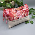 Pochette canvas e Bandana Paisley ciliegia