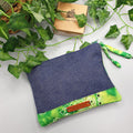 Pochette Denim e Bandana Paisley verde